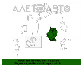 Помпа водяная Subaru Outback 10-14 2.5 новый OEM оригинал