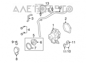 Помпа водяная Subaru Outback 10-14 2.5 новый OEM оригинал