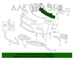 Amortizor bara fata Lexus ES300h ES350 16-18 rest TW