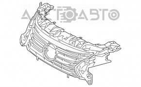 Решетка радиатора grill Lexus ES300h ES350 16-18 рест