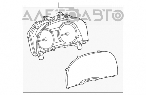 Щиток приборов Lexus ES300h 16-18 рест