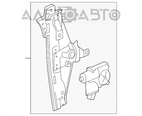 Geam electric cu motor spate dreapta Chevrolet Malibu 13-15