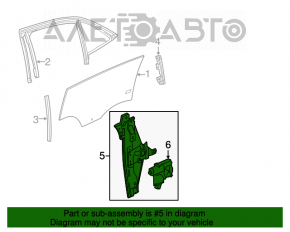 Стеклоподъемник с мотором задний правый Chevrolet Malibu 13-15