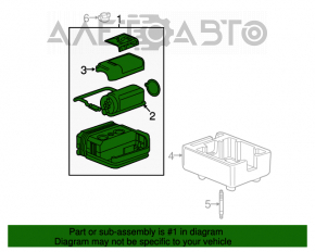 Compresor de umflare a roților Chevrolet Malibu 13-15 set