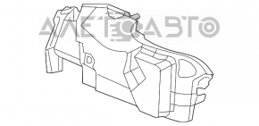 Capotă arc stânga Chevrolet Malibu 13-15