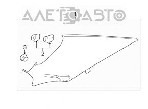 Capac spate stânga pentru Chevrolet Malibu 13-15