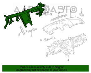 Tubul de subtorpilor pentru Chevrolet Malibu 13-15