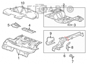 Корыто багажника Chevrolet Malibu 13-15