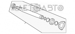 Промежуточный вал Chevrolet Malibu 13-15 2.5