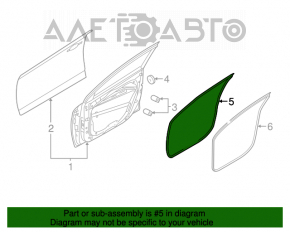 Garnitura ușii față stânga Hyundai Elantra AD 17-20