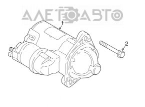 Стартер Hyundai Elantra AD 17-20 2.0 новый неоригинал AS-PL