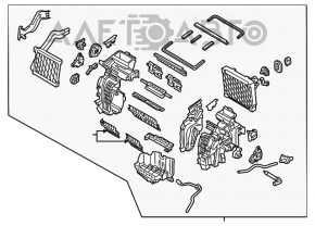 Печка в сборе Hyundai Elantra AD 17-18 2.0 auto