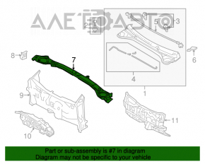 Paletă ștergătoare metalică Hyundai Elantra AD 17-20