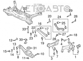 Capac spate stânga Hyundai Elantra AD 17-20 sport