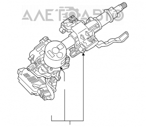 Coloana de direcție asistată electronic pentru Hyundai Elantra AD 17-20