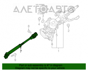 Cruce de direcciones Hyundai Elantra AD 17-20 nuevo OEM original