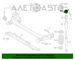 Suport amortizor spate dreapta Hyundai Kona 18-23 FWD