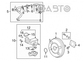 Бачок ГТЦ Hyundai Elantra AD 17-20 акпп