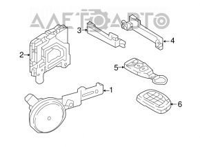 Cheie inteligentă Hyundai Elantra AD 17-20