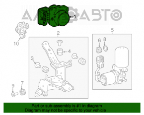 ABS ABS Toyota Camry v70 18- hibrid