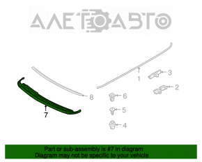 Garnitură acoperiș spate Mini Cooper Clubman R55 07-14