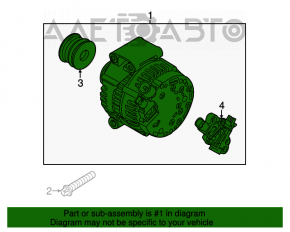 Generatorul Mini Cooper Clubman R55 07-14 120 ampere