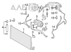 Evaporatorul de aer condiționat Mini Cooper Clubman R55 07-14