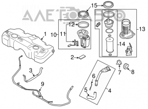 Rezervor de combustibil Mini Cooper Clubman R55 07-14