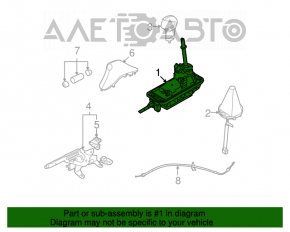 Шифтер КПП Mini Cooper Countryman R60 10-16 акпп