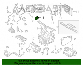 Actuatorul motorului care acționează ventilatorul de încălzire pentru Mini Cooper Countryman R60 10-16 cu dificultate.