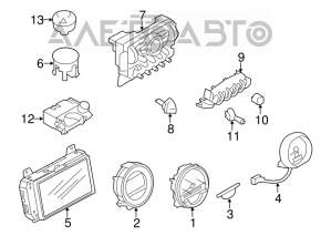 Controlul climatului și al geamurilor electrice pentru Mini Cooper Clubman R55 11-14 manual.