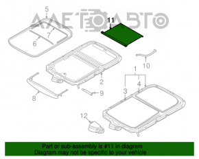 Perdeaua portbagajului pentru Mini Cooper Countryman R60 10-16