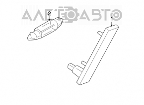 Reflectorul de pe aripa din față stânga a Mini Cooper Countryman R60 10-16