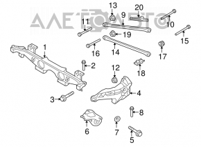 Maneta superioară din spate dreapta Mini Cooper Countryman R60 10-16