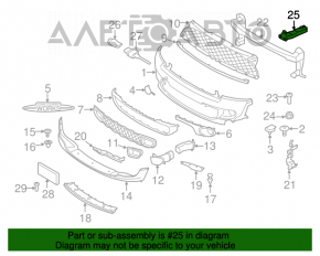 Amplificator subwoofer față stânga Mini Cooper Clubman R55 11-14 restilizat.