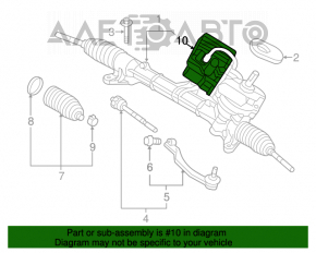 Blocul de control al motorului EPS pentru direcția asistată a Mini Cooper Clubman R55 07-14