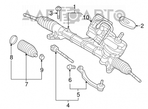 Blocul de control al motorului EPS pentru direcția asistată a Mini Cooper Clubman R55 07-14