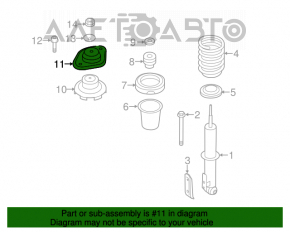 Suport amortizor spate dreapta Mini Cooper Clubman R55 07-14