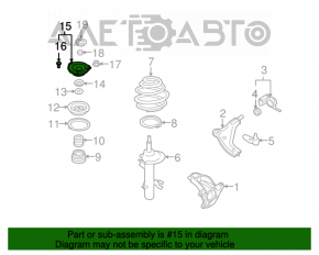 Suport amortizor față dreapta Mini Cooper Countryman R60 10-16