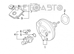 Вакуумный усилитель Mini Cooper Countryman R60 10-16