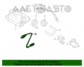 Лямбда-зонд второй Nissan Sentra 13-19 1.8