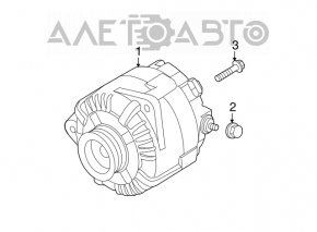 Generatorul Nissan Sentra 13-19