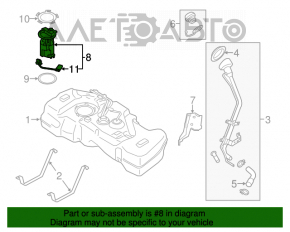 Pompă de combustibil pentru Nissan Sentra 13-19 1.8