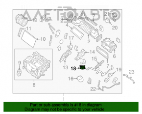 Актуатор моторчик привод печки кондиционер Nissan Sentra 13-19