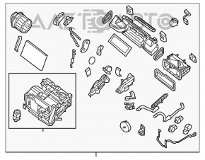 Arzătorul complet pentru Nissan Sentra 13-19 manual.