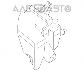 Бачок омывателя Nissan Sentra 13-15 без горловины и датчика