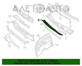 Suport stergator Nissan Sentra 13-19