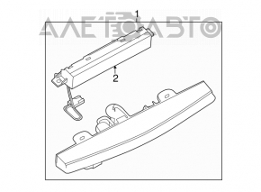 Semnal de stop Nissan Sentra 13-19 sub spoiler