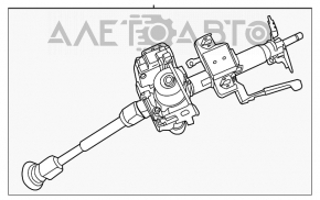 Рулевая колонка Nissan Sentra 13-19 1.8