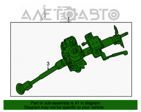 Рулевая колонка Nissan Sentra 13-19 1.8